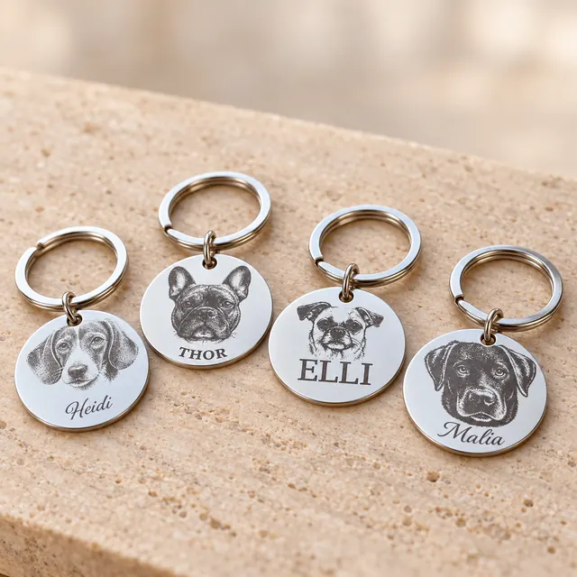 Personalisierte Hundemarke