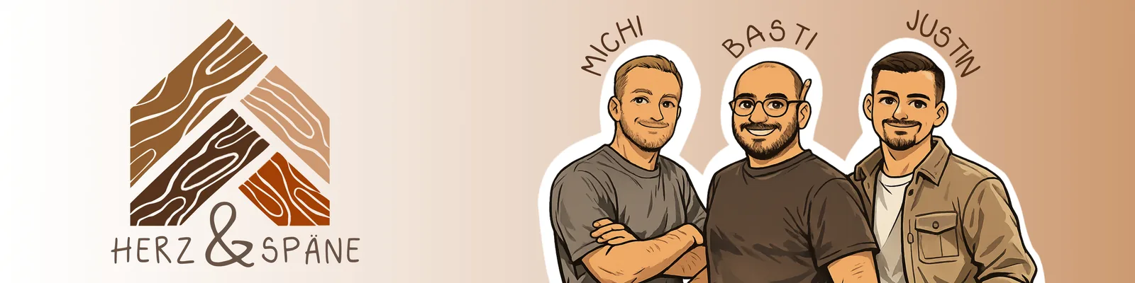 Michi, Basti und Justin von Herz & Späne
